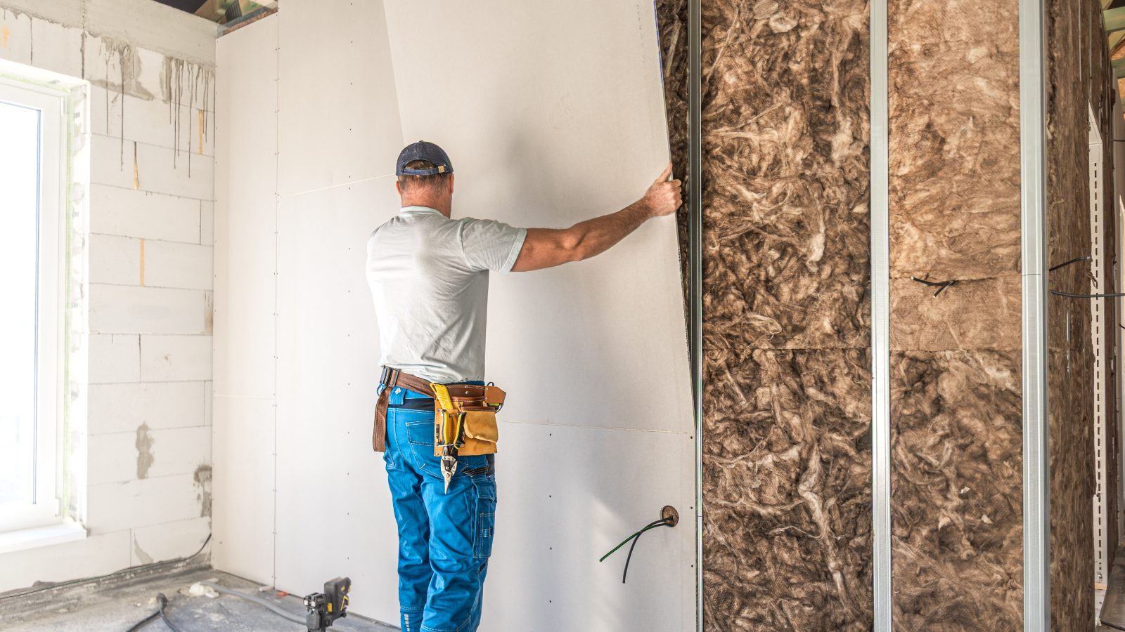 Dave working on home repair